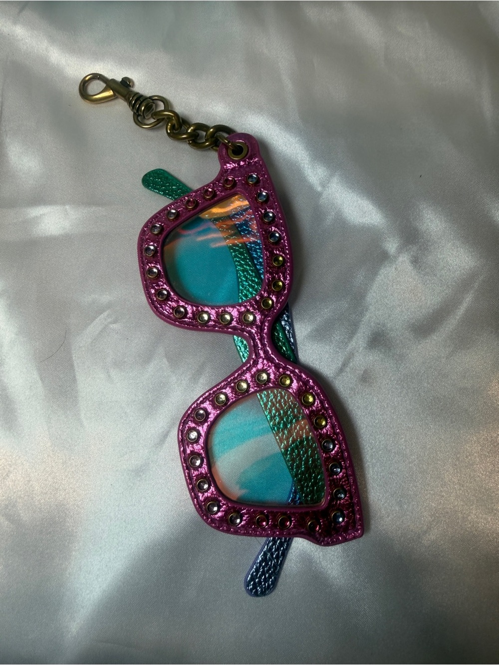 Kurt Geiger Sunglasses keychain or bag charm EUC